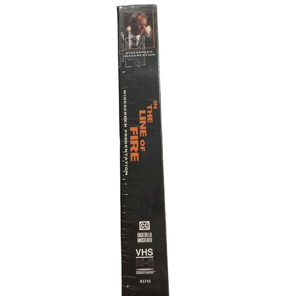 Deadstock Vintage Sealed 'In The Line Of Fire' VHS Clint Eastwood 1997 Tristar - Picture 4 of 4